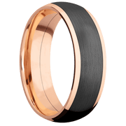 14K Rose Gold + Polish Finish
