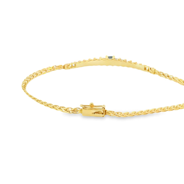 Sapphire and Diamond Bracelet