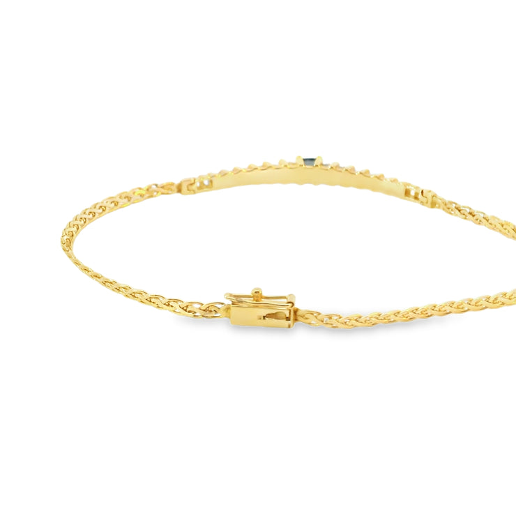 Sapphire and Diamond Bracelet