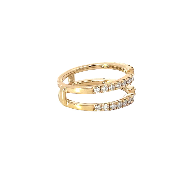 Yellow Gold Diamond Jacket Band