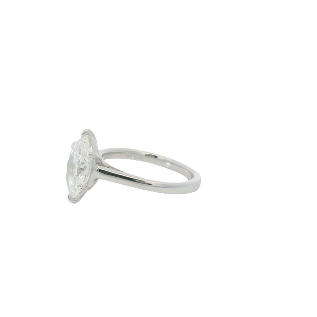Lab Grown Marquise Engagement Ring
