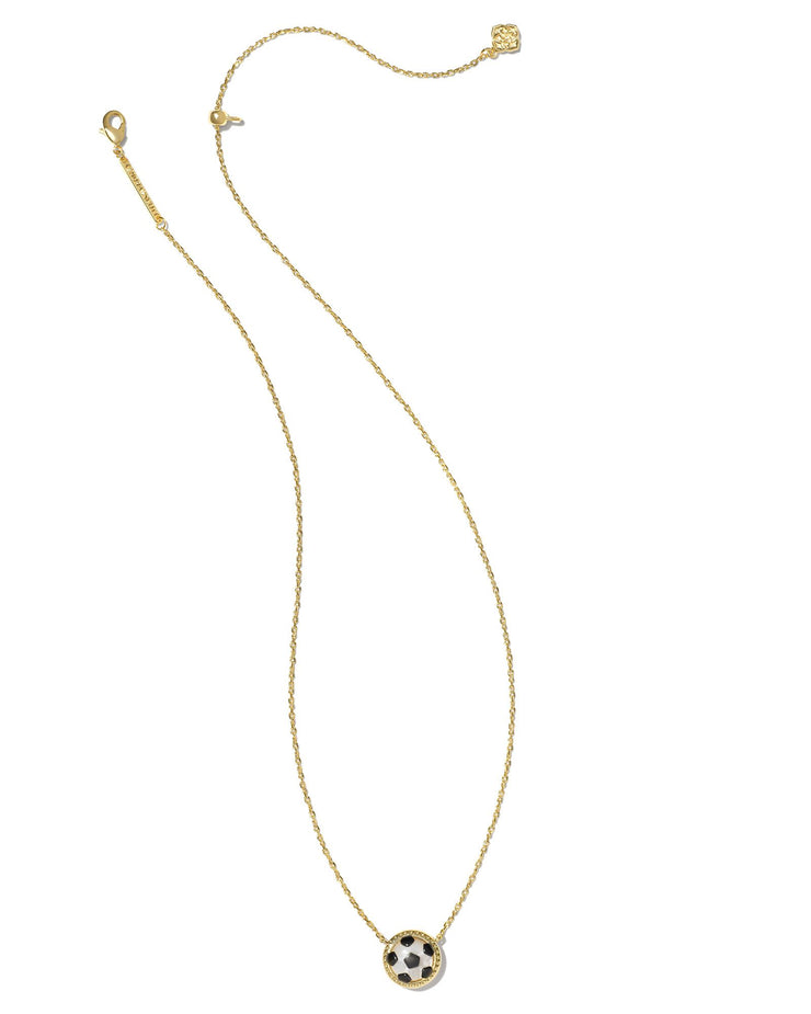 Kendra Scott Gold Soccer Ball Necklace