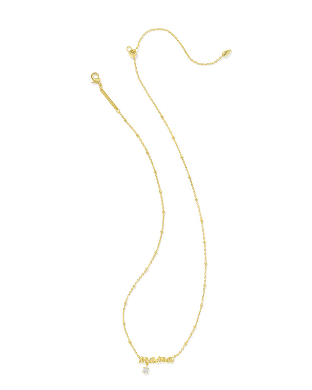 Kendra Scott Silver Mama Necklace