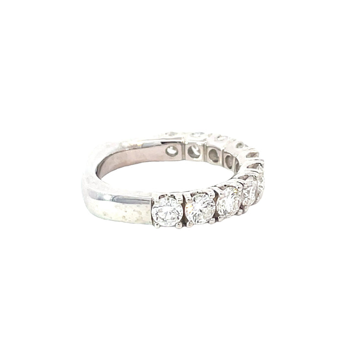 2.10 CT White Gold Lab Grown Diamond Band