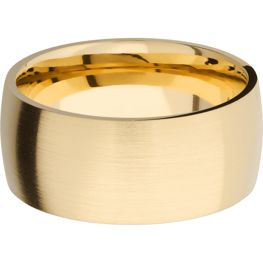 14K Yellow Gold with Satin Finish – Herzog Jewelers