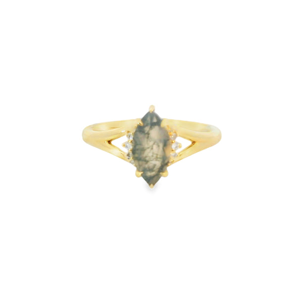 Moss Agate Ring