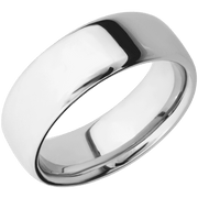 14K White Gold + Polish Finish