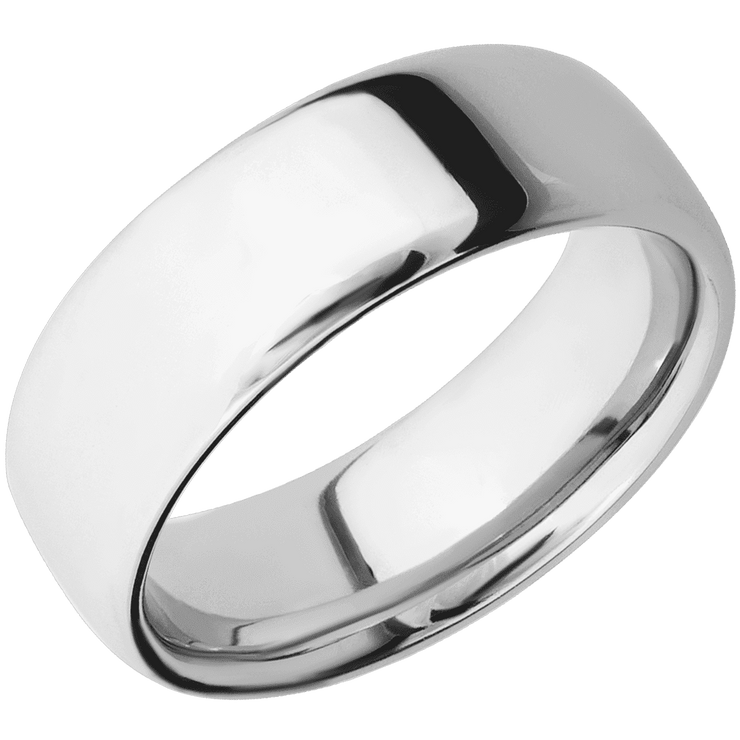 14K White Gold + Polish Finish
