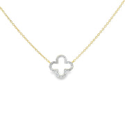 Diamond Clover Necklace
