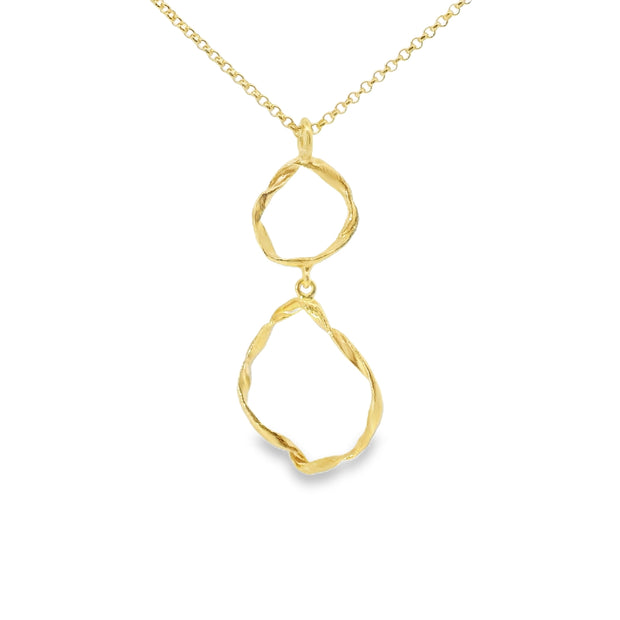 Jorge Revilla Vermeil Twist Pendant