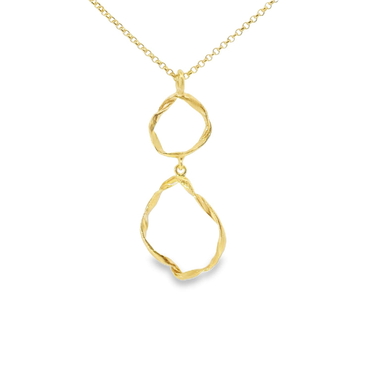 Jorge Revilla Vermeil Twist Pendant