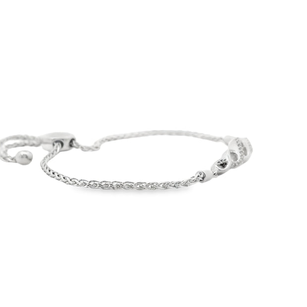 Diamond Infinity Lariat Bracelet