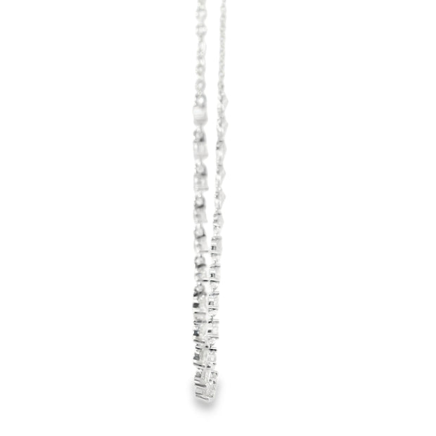 Graduated Diamond 1/2 Tennis Necklace