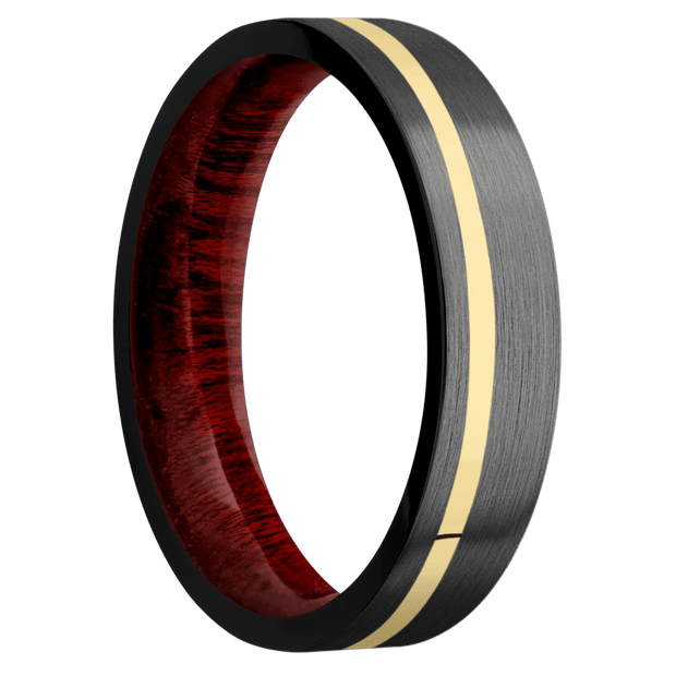 Zirconium + Satin , Satin Finish + Blood Wood