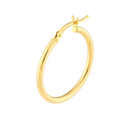 Yellow Gold Polished Hoops