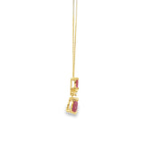Ruby and Diamond Pendant