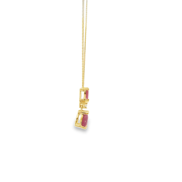 Ruby and Diamond Pendant