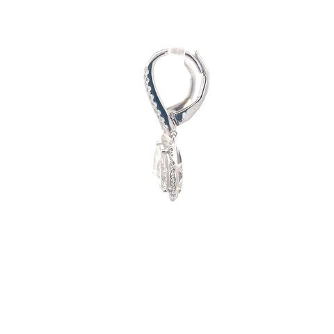 Lab Grown Diamonds Halo Earrings