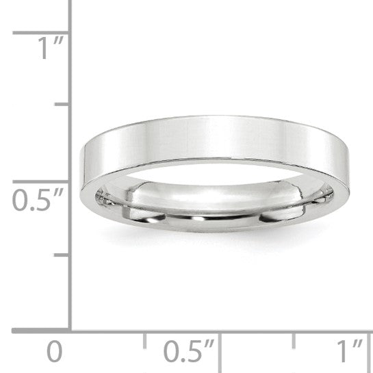 6mm White Gold Band