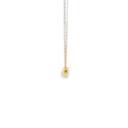 Bezel Set Oval Diamond Pendant