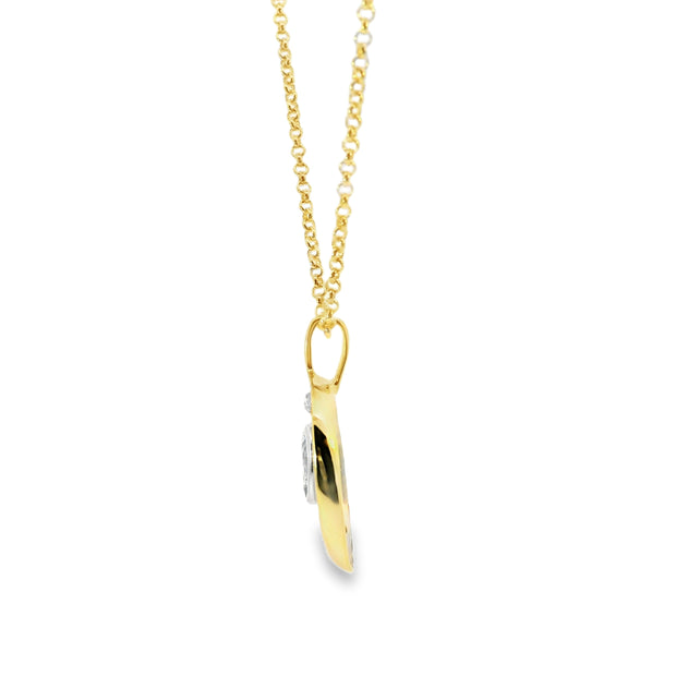 Blue Topaz Vermeil Pendant