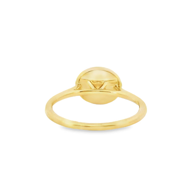Bezel Set Opal Ring