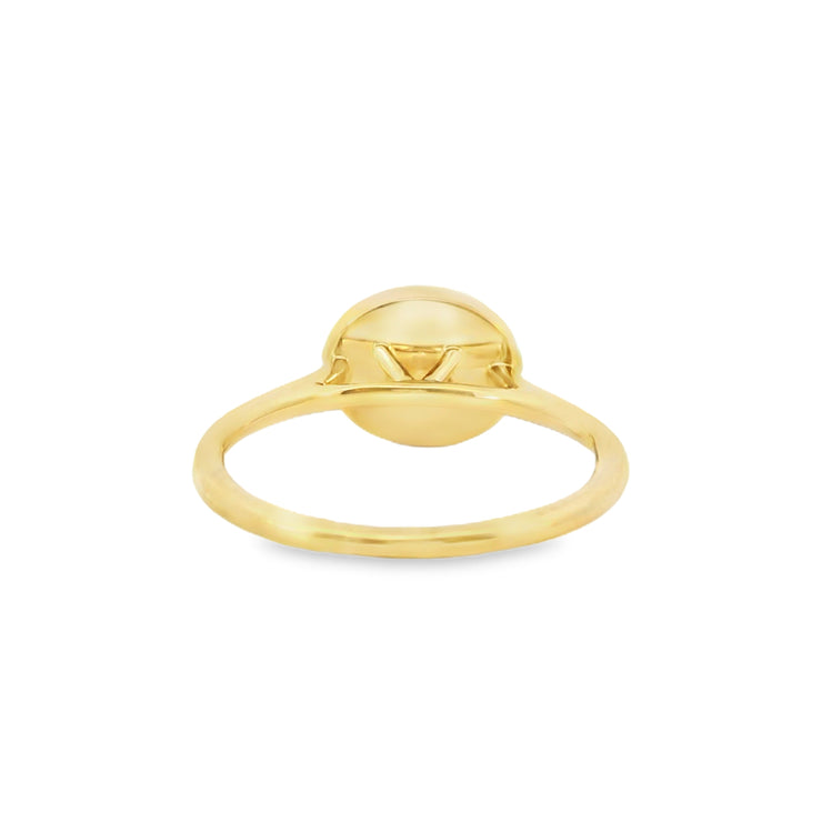 Bezel Set Opal Ring