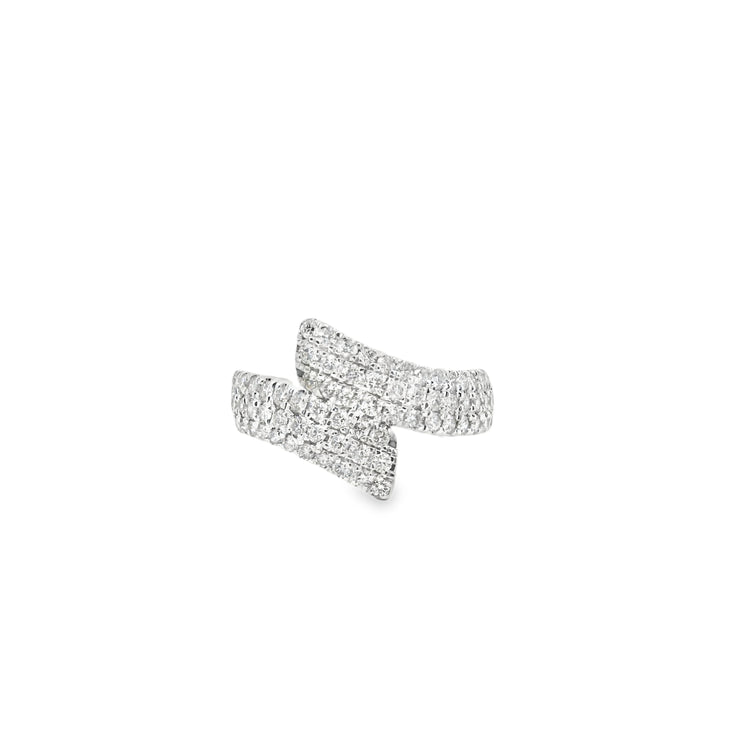 Diamond Pave Bypass Ring