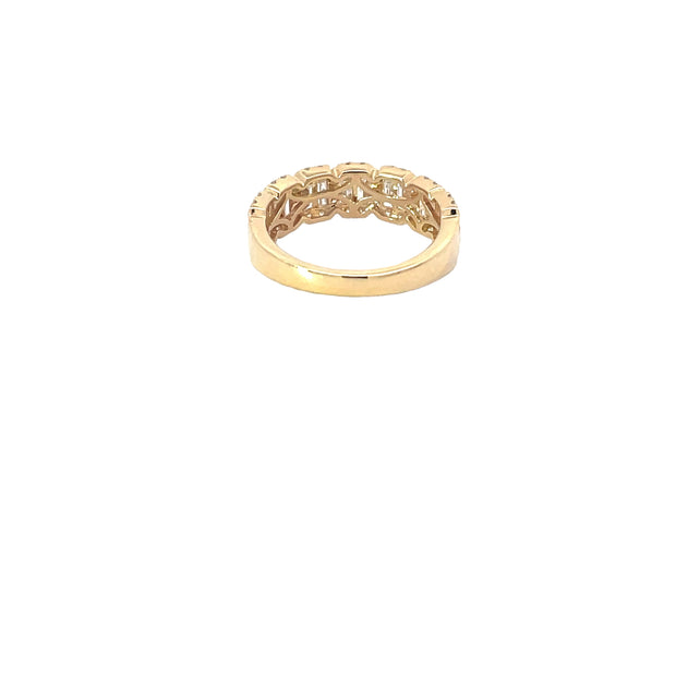 Yellow Gold Diamond Anniversary Band