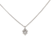 White Moderm Electrum Diamond Necklace