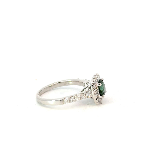 Green Tourmaline Ring