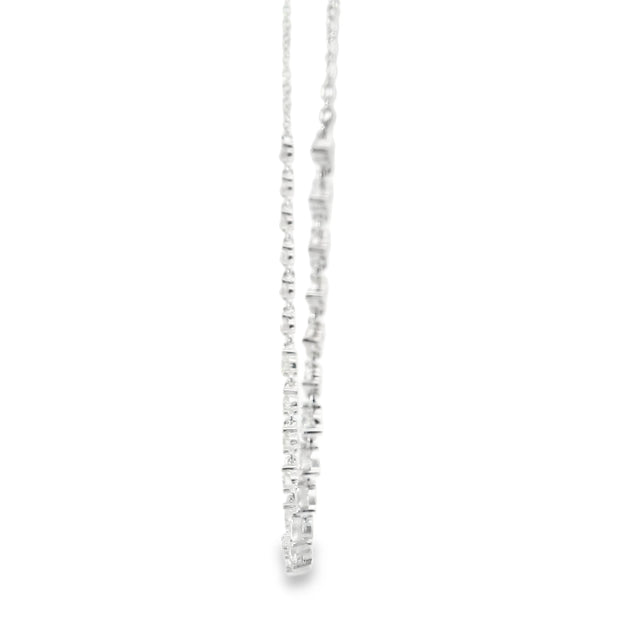 Graduated Diamond 1/2 Tennis Necklace