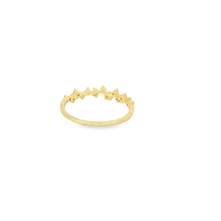 Yellow Gold Diamond Confetti Band