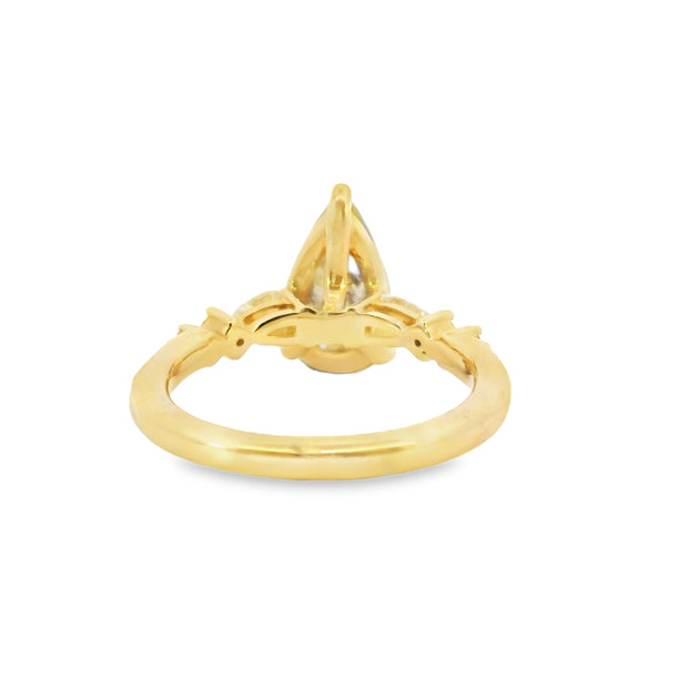 Salt and Pepper Diamond Ring