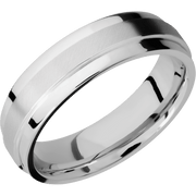 10K White Gold + Anglesatin , Polish Finish