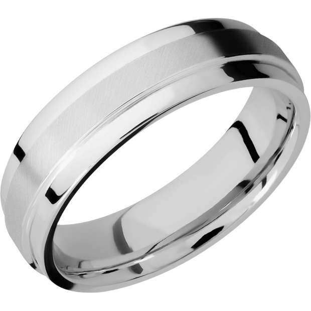 10K White Gold + Anglesatin , Polish Finish