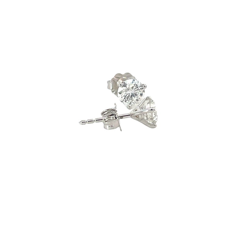 1.50 ct Diamond Solitaire Earrings