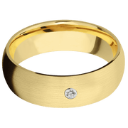 18K Yellow Gold + Satin Finish