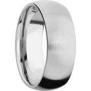14K White Gold + Satin Finish