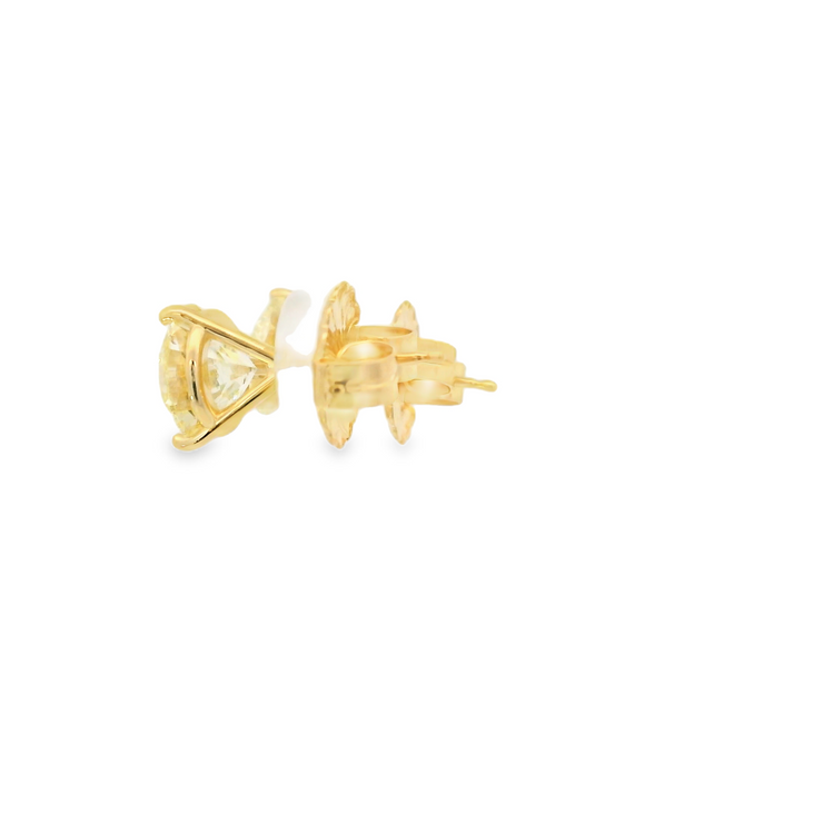 Diamond Solitaire Earrings
