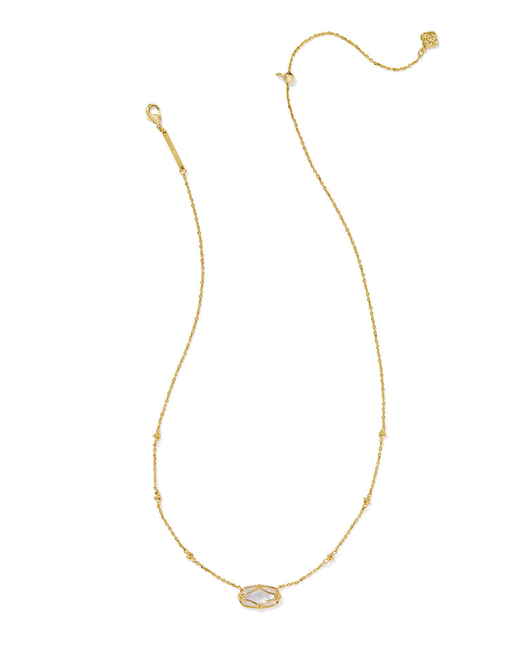 Kendra Scott Elisa Lattice Frame Necklace