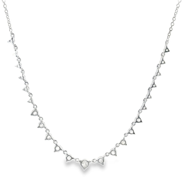 Graduated Diamond 1/2 Tennis Necklace