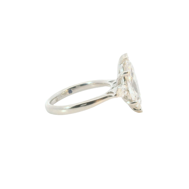 Lab Grown Marquise Engagement Ring