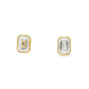 Bezel Set Lab Grown Diamond Solitaires