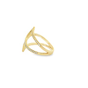 Diamond Pave Wrap Ring