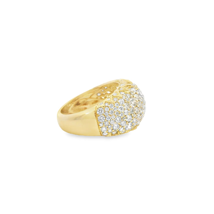 Scatter Pave Dome Ring