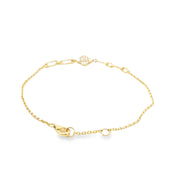 Pave Clover Charm Bracelet