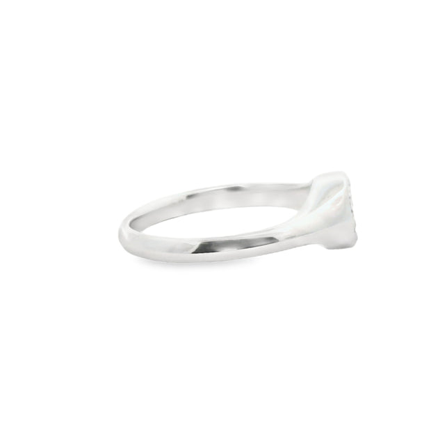 Signet Diamond Cluster Ring
