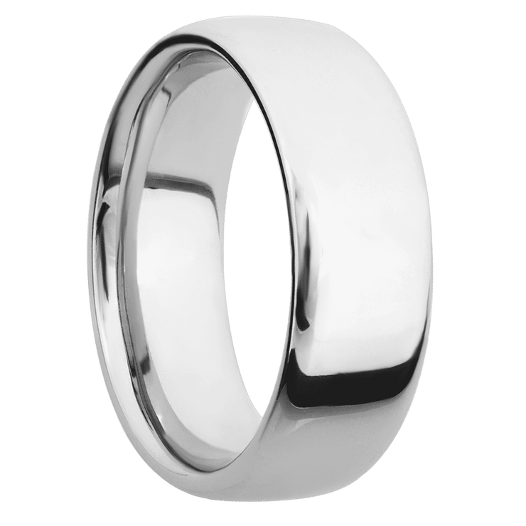 14K White Gold + Polish Finish