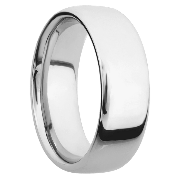 14K White Gold + Polish Finish